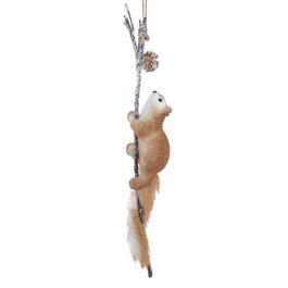 Eekhoorn op tak om op te hangen H 58cm Eekhoorn op tak om op te hangen H 58cm