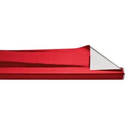 Inpakfolie gemetalliseerd metaal rood 1,20 x 10m Inpakfolie gemetalliseerd metaal rood 1,20 x 10m