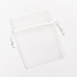 Organza zakje crème 9x12cm - per 10 Organza zakje crème 9x12cm - per 10