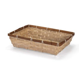 Mand bambou rechthoekig 32x24x7cm Mand bambou rechthoekig 32x24x7cm