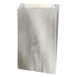 Cadeauzak kraft gelegd papier zilver - per 250 Cadeauzak kraft gelegd papier zilver - per 250