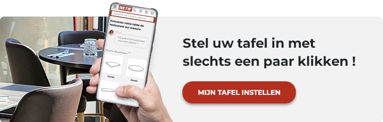 Ontwerp uw eigen Horecatafel